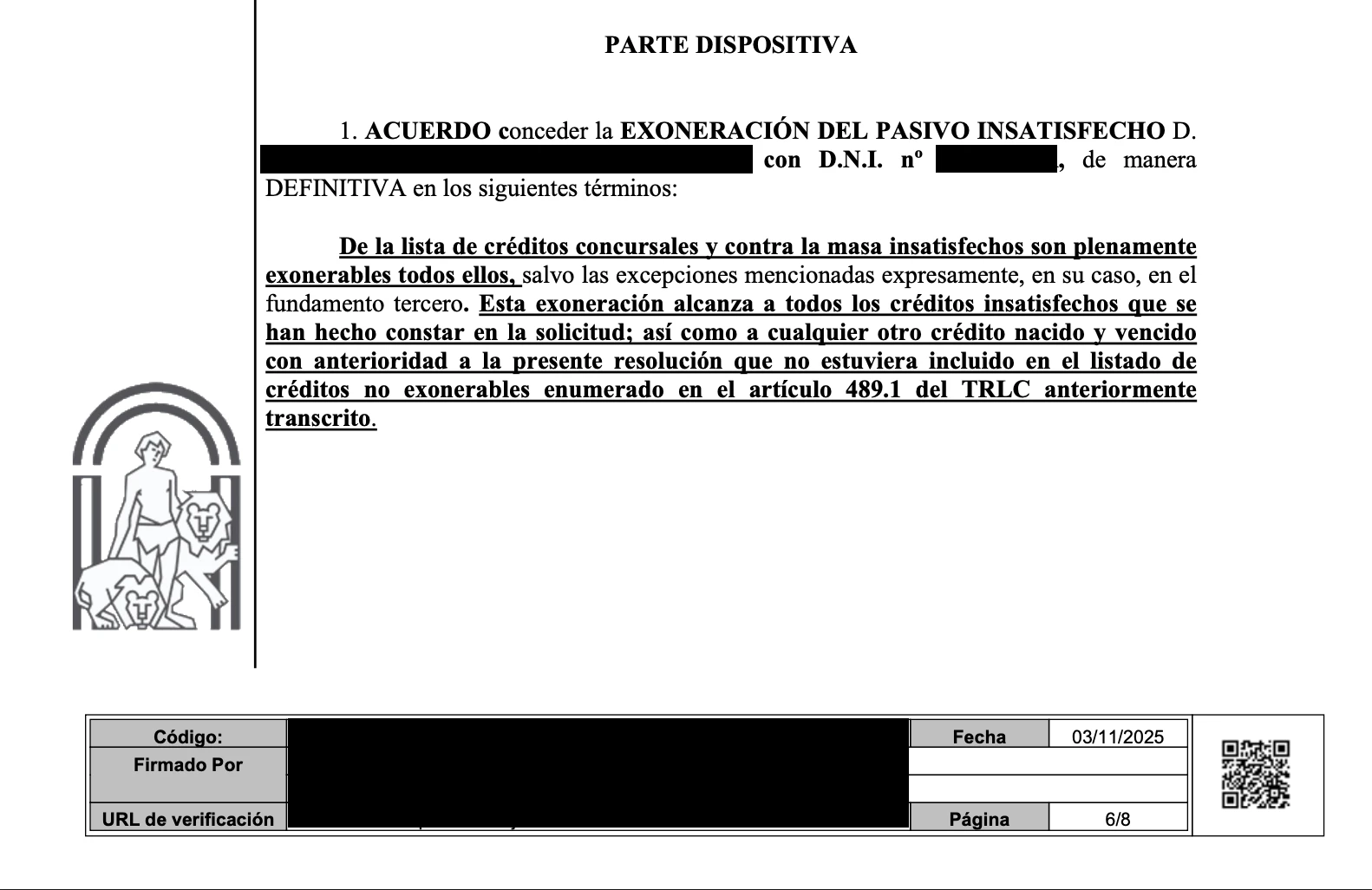 exoneracion 66000 ley segunda oportunidad marbella cualidad juridica