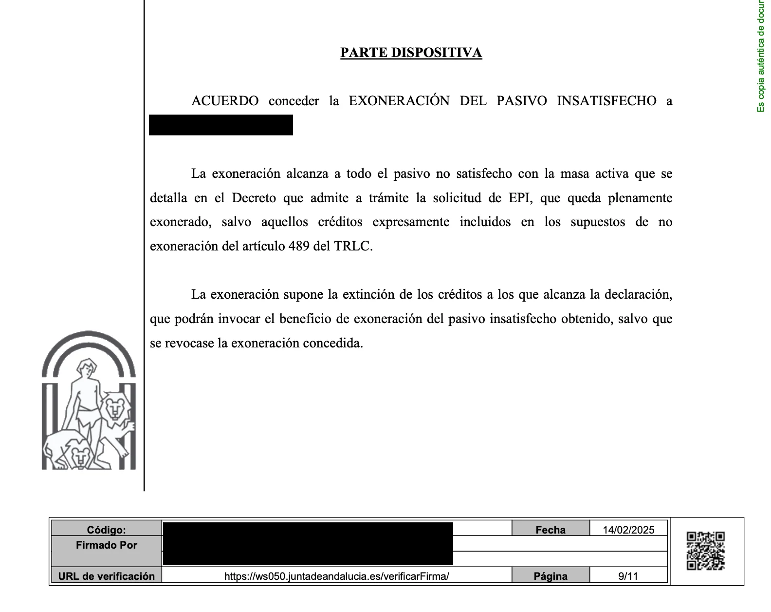 ley segunda oportunidad exonera deudas trabajador 2